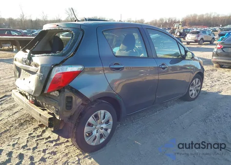2013 Toyota Yaris Le z USA, uszkodzony, nr VIN JTDKTUD31DD546848